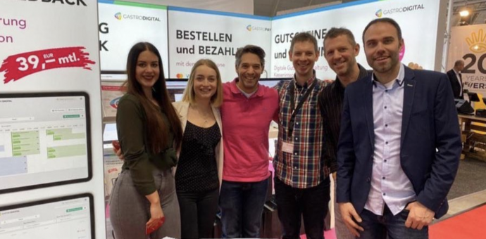 Messeteam - unsere Mitarbeiter auf der Intergastra am Messestand