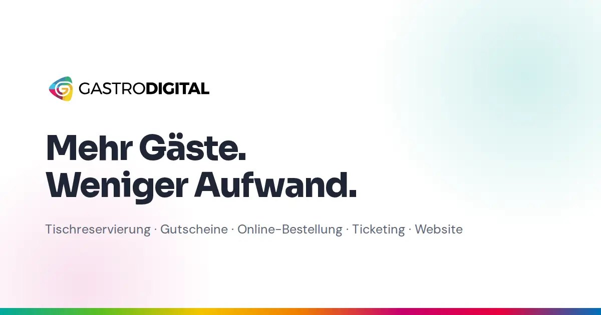 Screenshot of gastro.digital